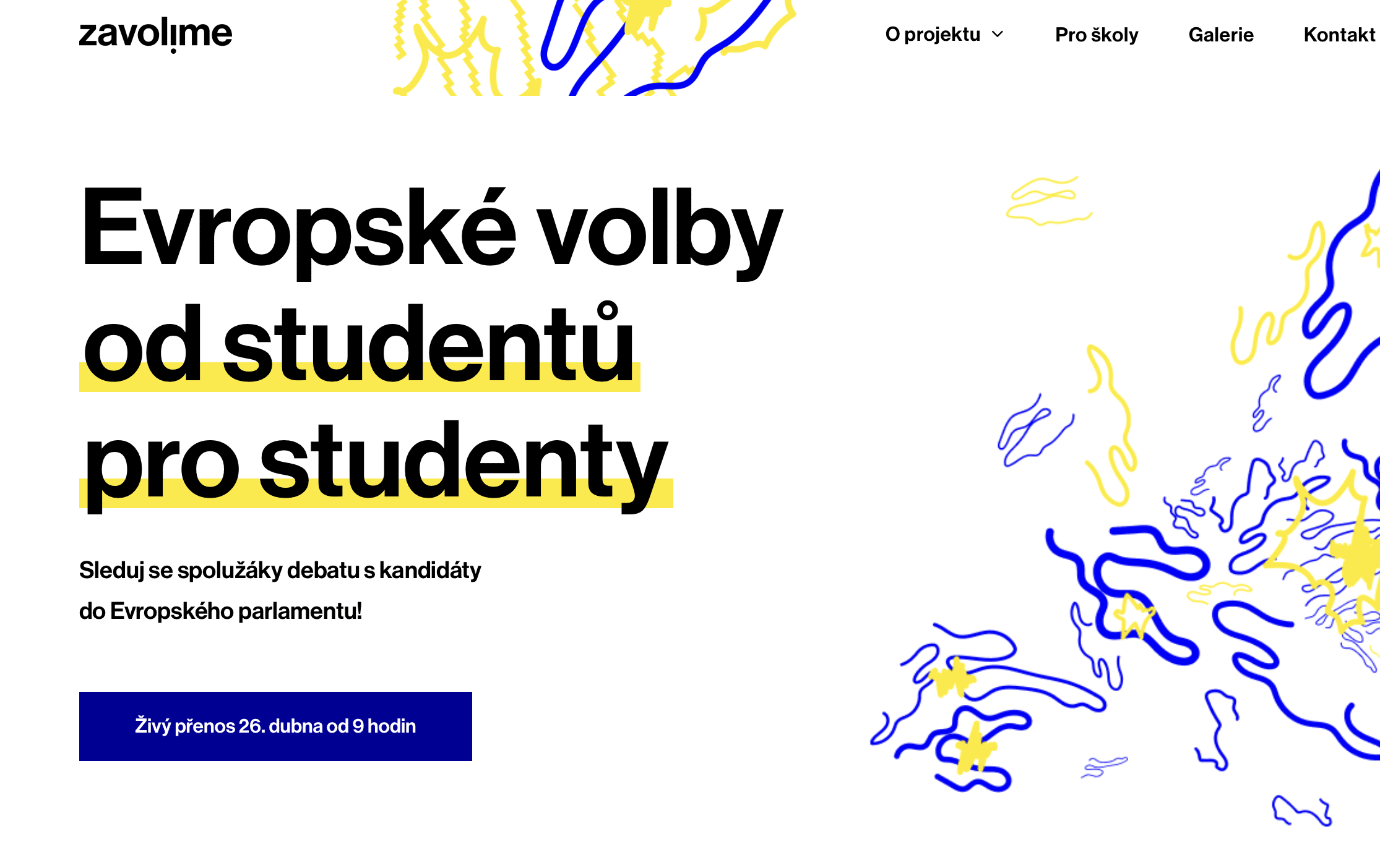 Zavolíme! Studentská debata lídrů voleb do Evropského parlamentu